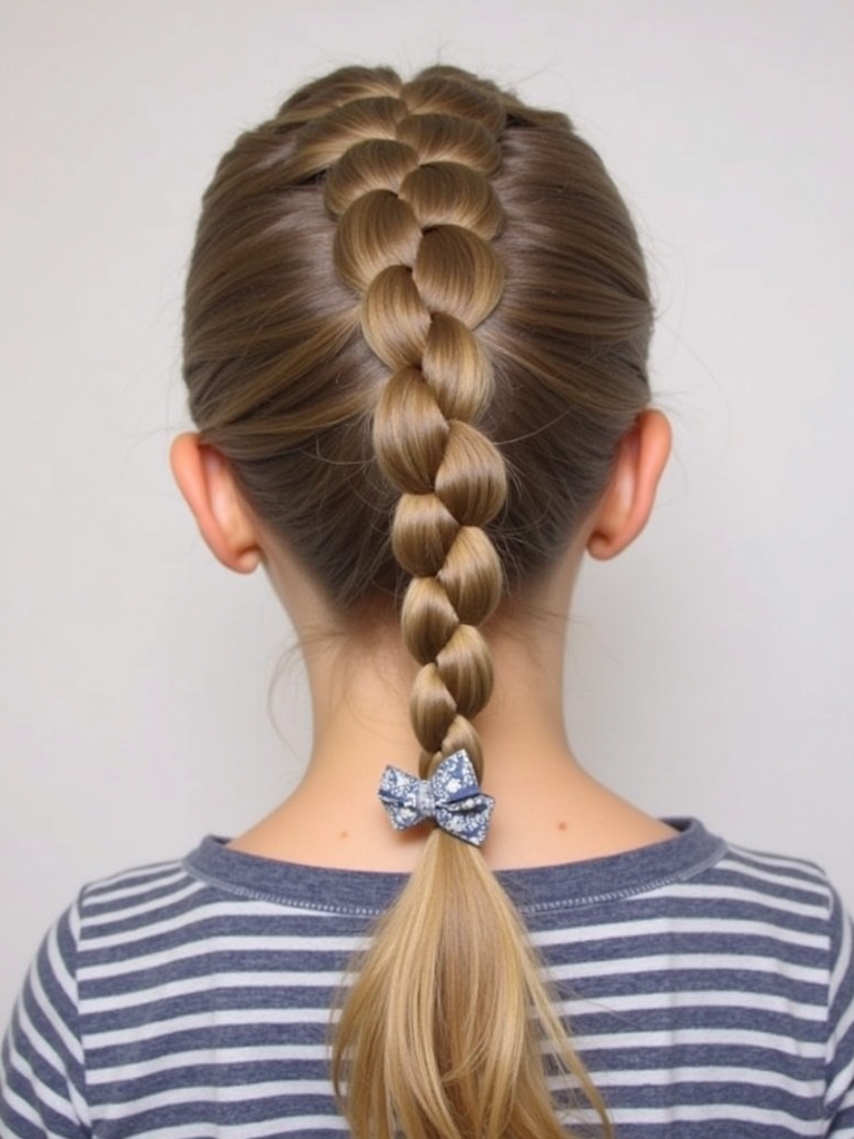 Easy Knotted Pigtails Hairstyles For School