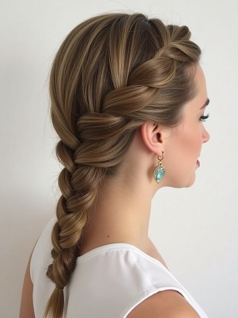 Collarbone Length Hair: Slicked Back