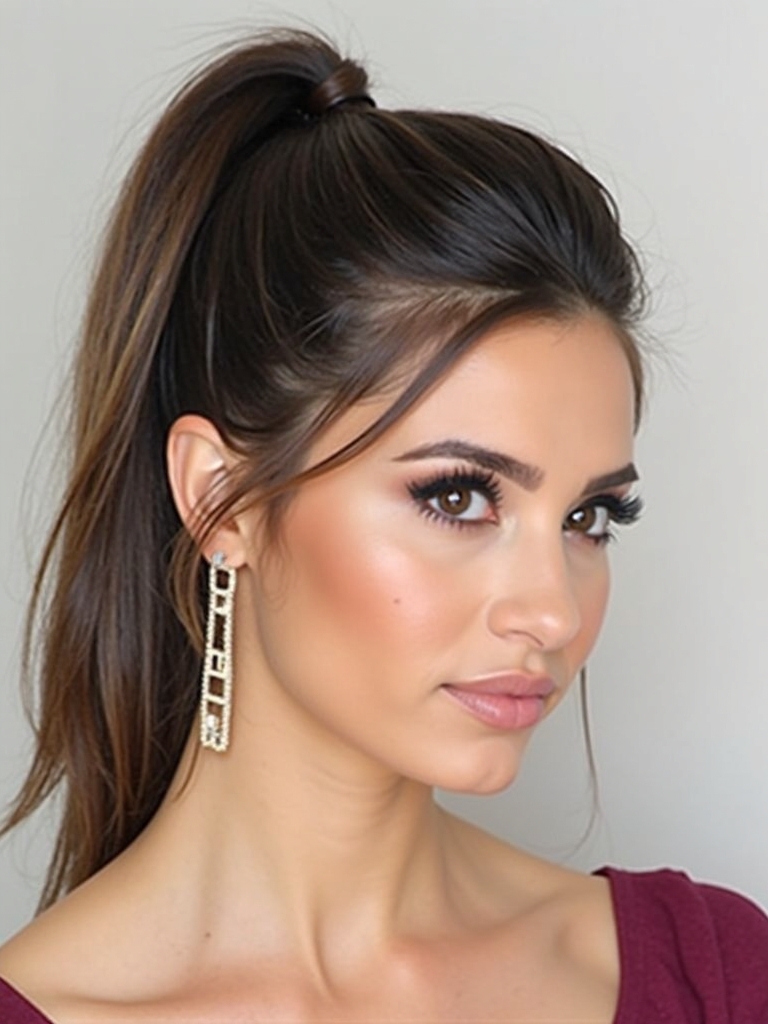 Collarbone Length Hair: With Scarf