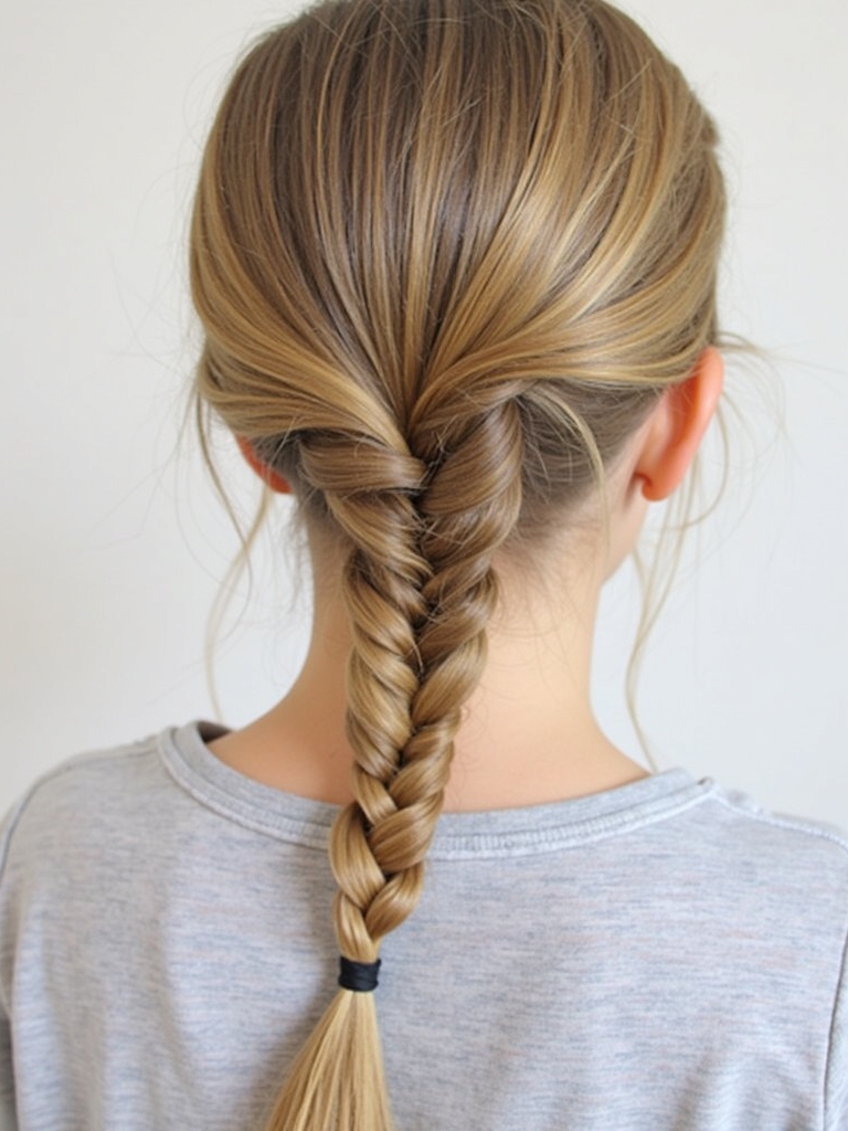 Easy Braided Space Buns Hairstyles For School