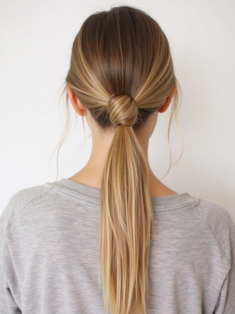 Easy Twisted High Ponytail Hairstyles For School