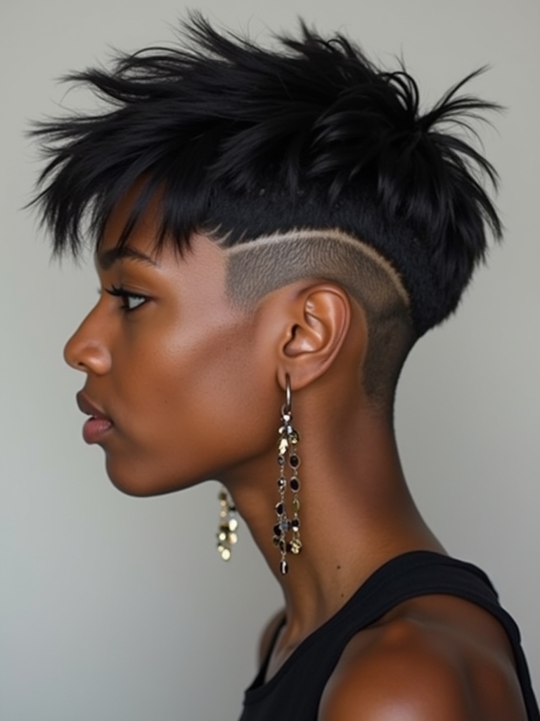 Short Hair Back View: Wedge Haircut