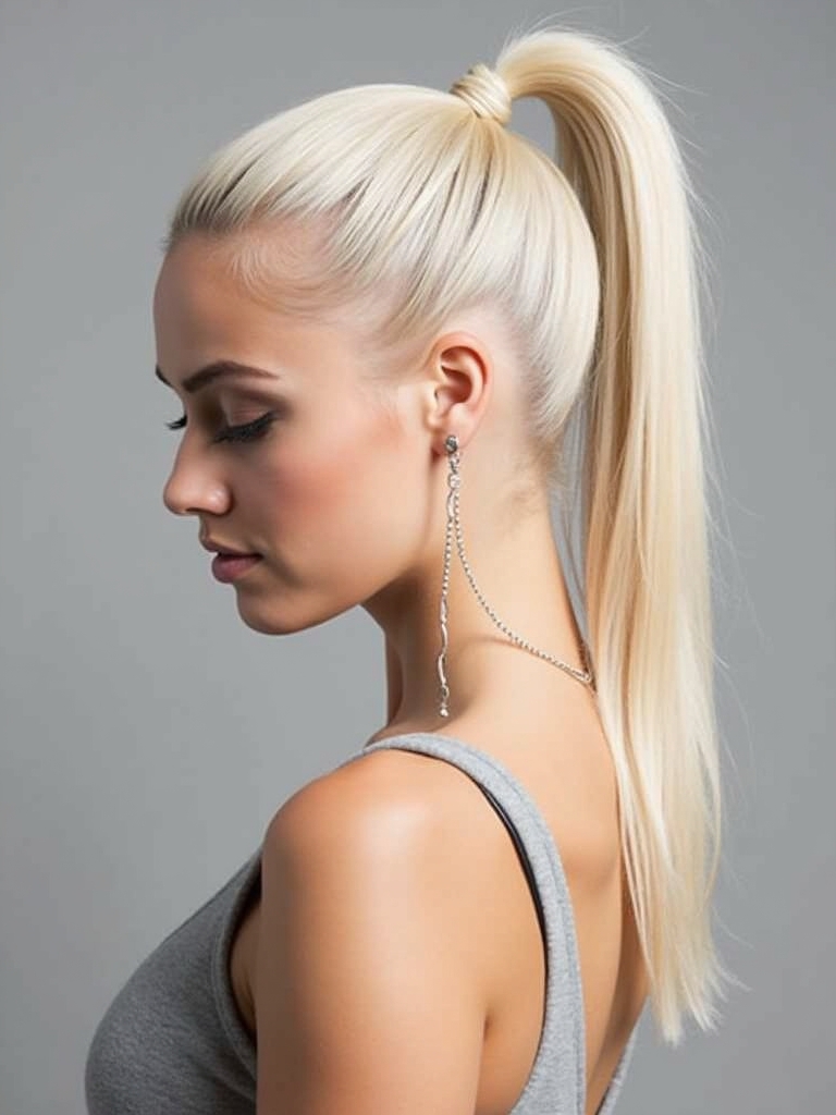 51 Platinum Blonde Hair Color Ideas Fresh New Look: Wet Look Hair