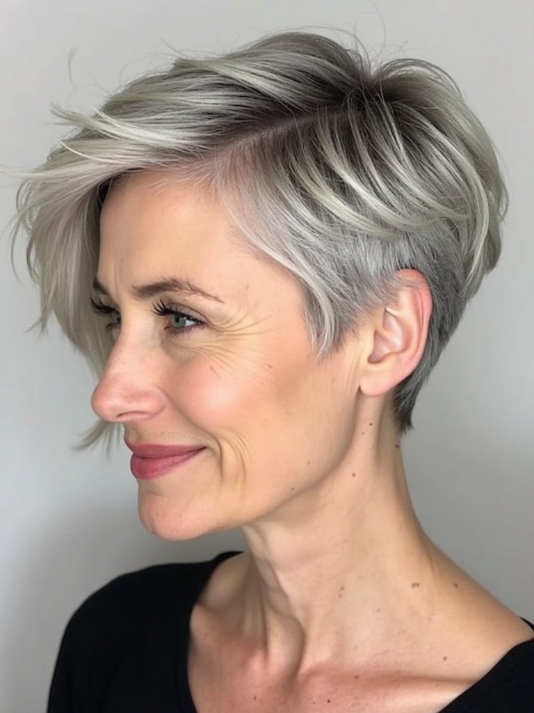Hairstyles For Thin Hair Fine Over 50: High Fade