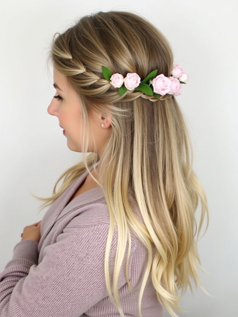 Easy Space Knot Hairstyles For School