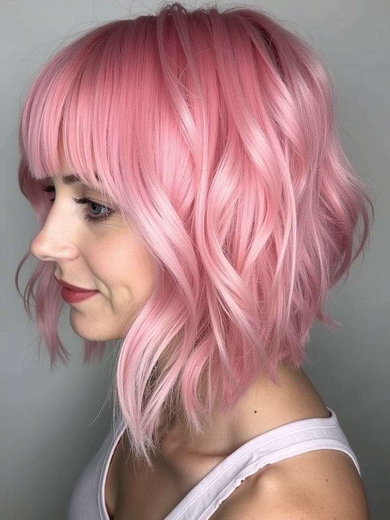 Pastel Pink Balayage: 40 Pink Hair Color Ideas in the Back