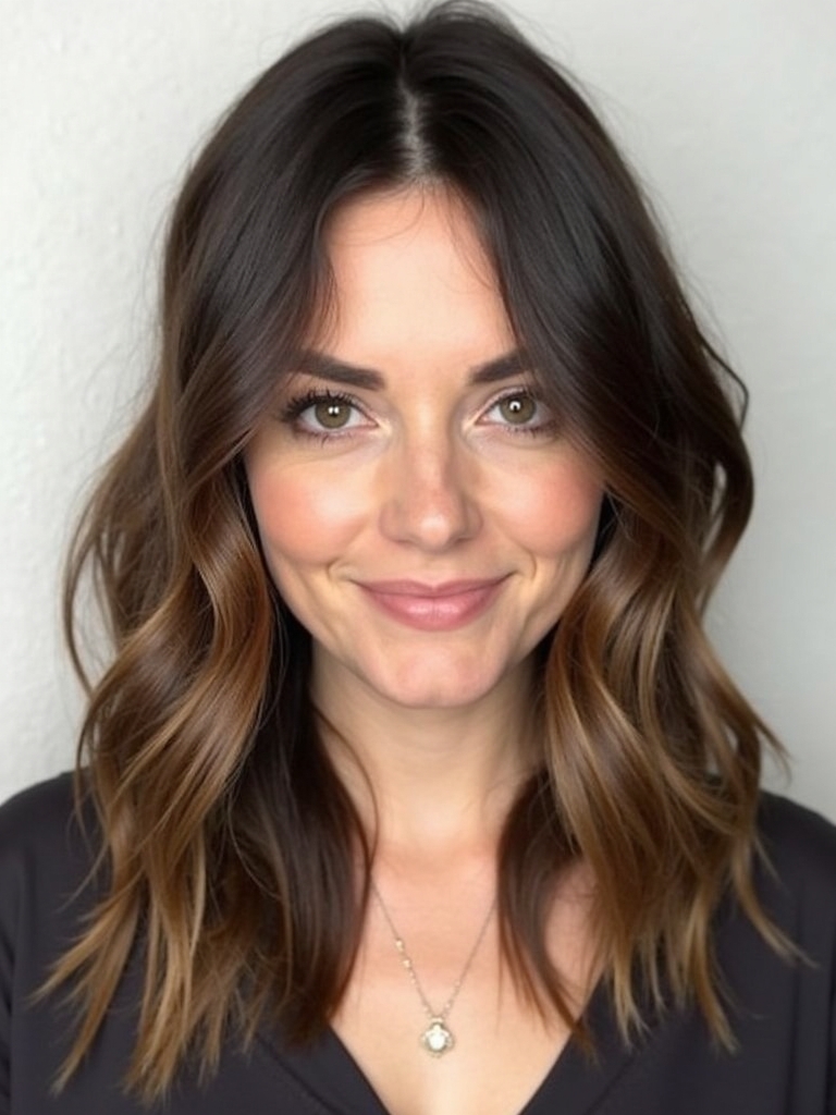 Fall Brown Hair With Milk Chocolate Swirl