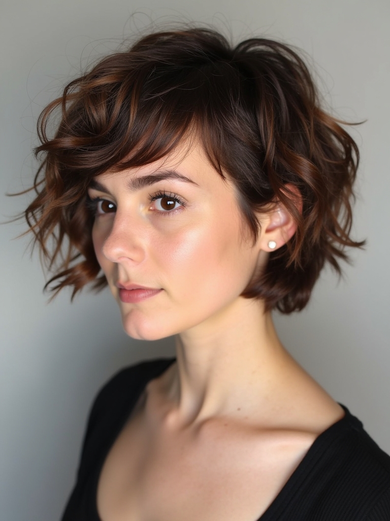 Collarbone Length Hair: Asymmetrical Lob