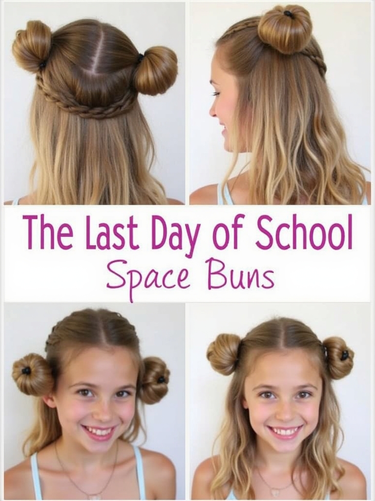 Easy Low Knot Hairstyles For School