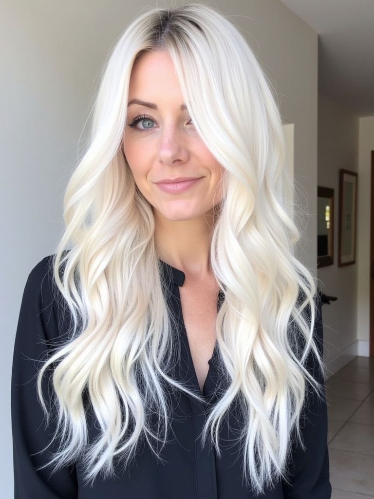 51 Platinum Blonde Hair Color Ideas Fresh New Look: Rooted Blonde