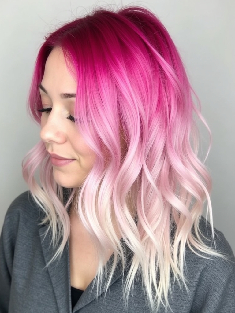 Rose Gold Melt: 40 Pink Hair Color Ideas in the Back