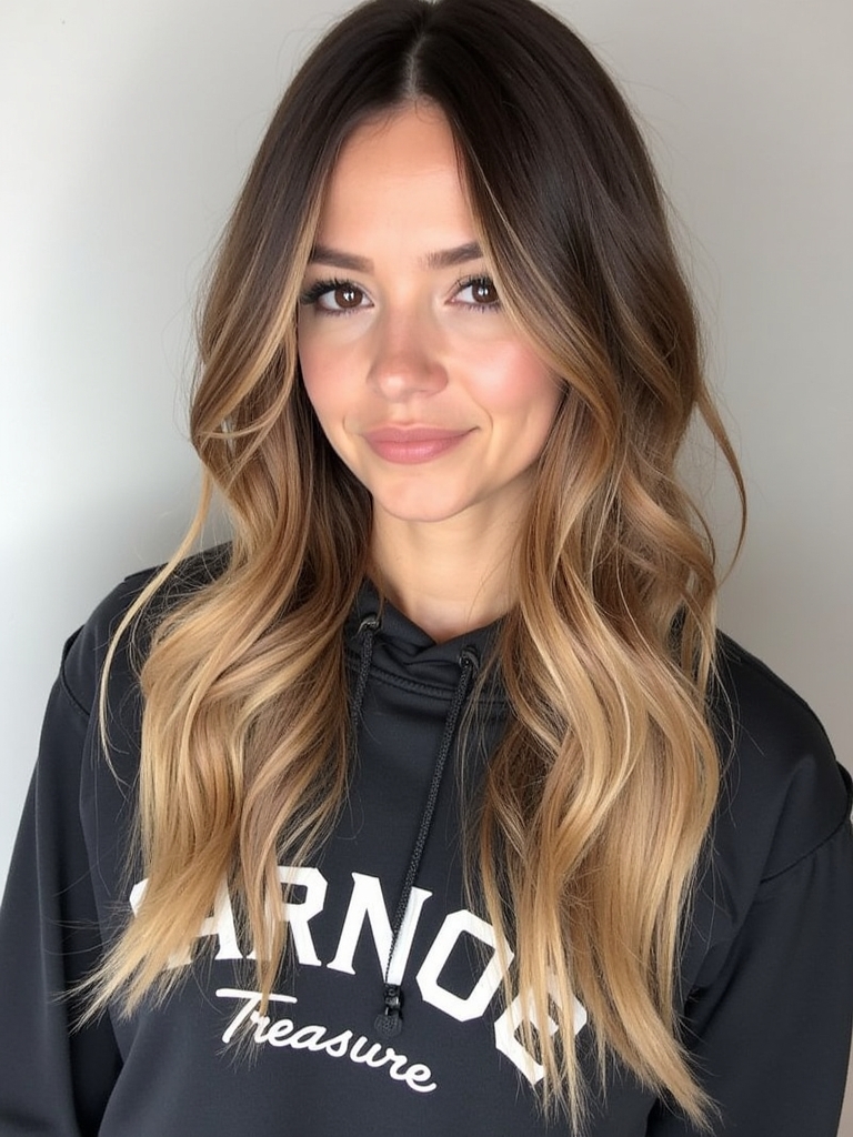 Fall Bronde Balayage: Gilded Pecan Dream