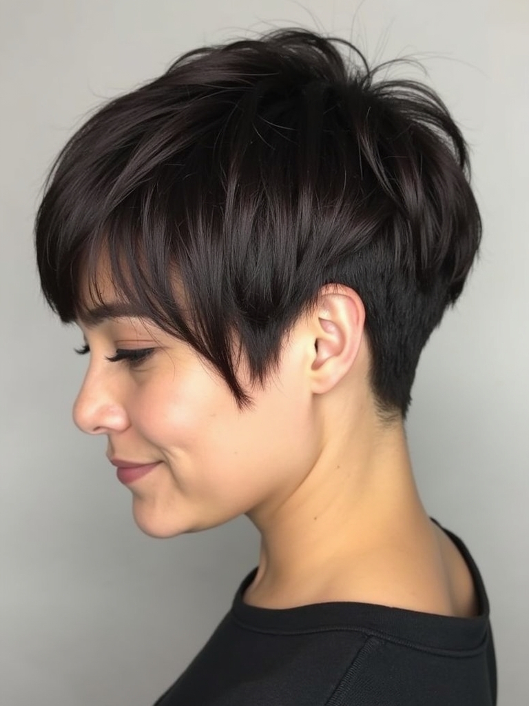 Pixie Cut Back View: Sleek and Polished