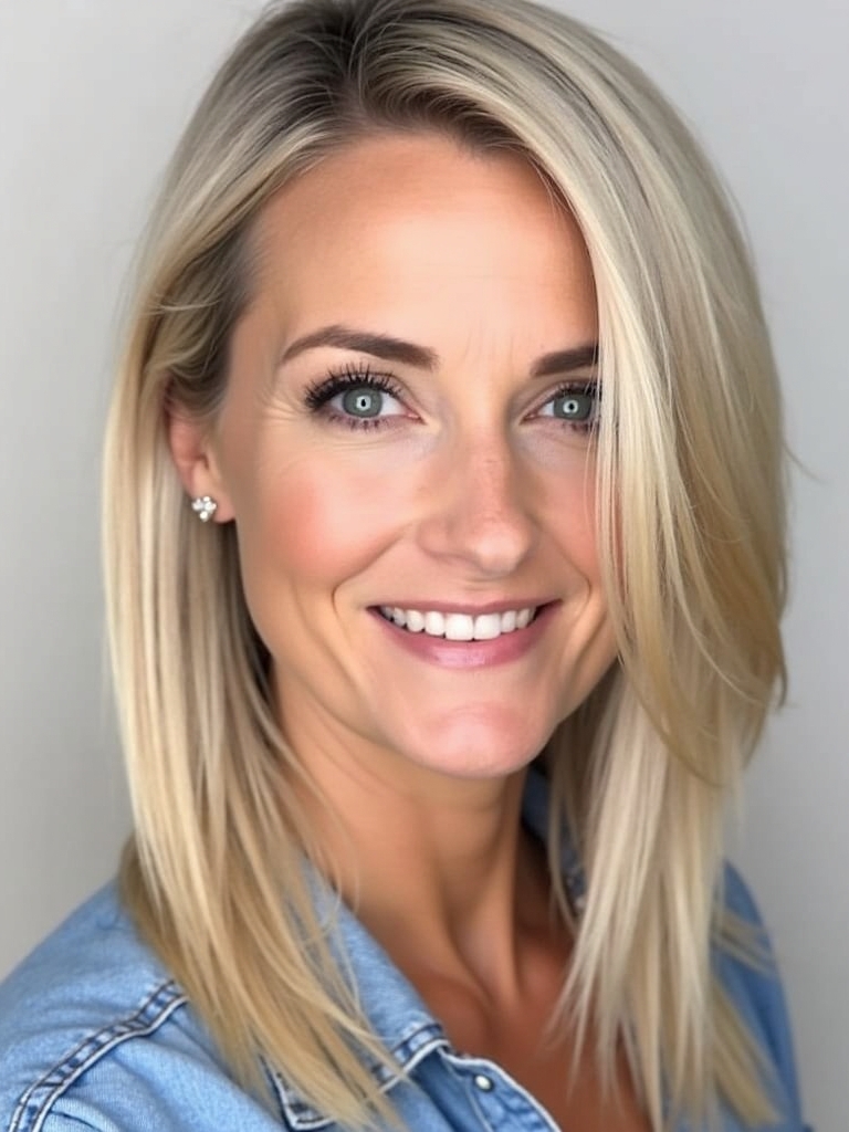 Hairstyles For Thin Hair Fine Over 50: Shaggy Layers