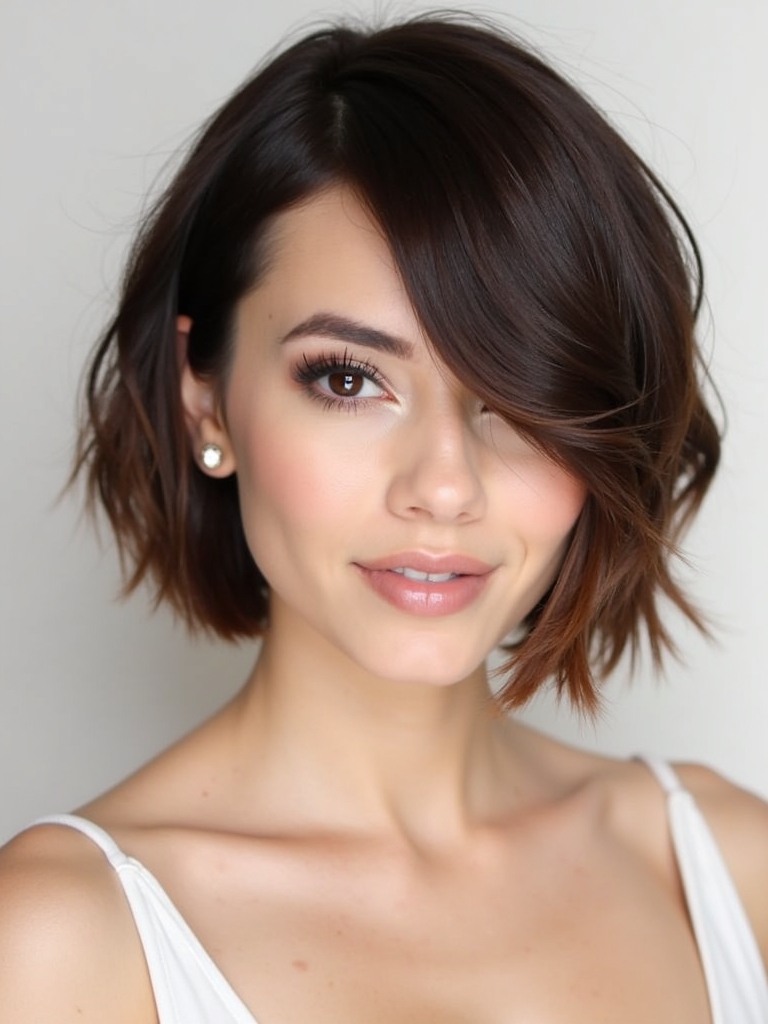 The Curly French Bob