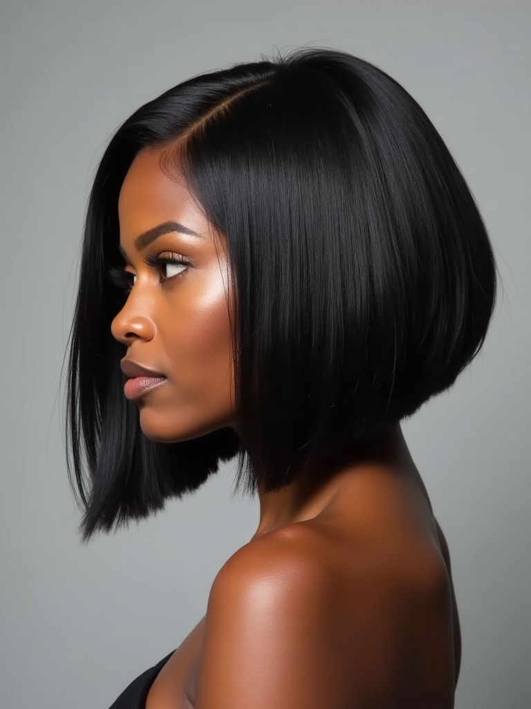 Short Hair Back View: Tapered Natural Hair