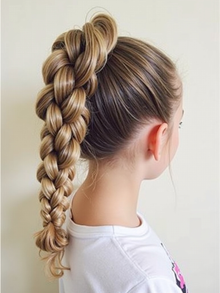 Easy Bubble Ponytail Hairstyles For School