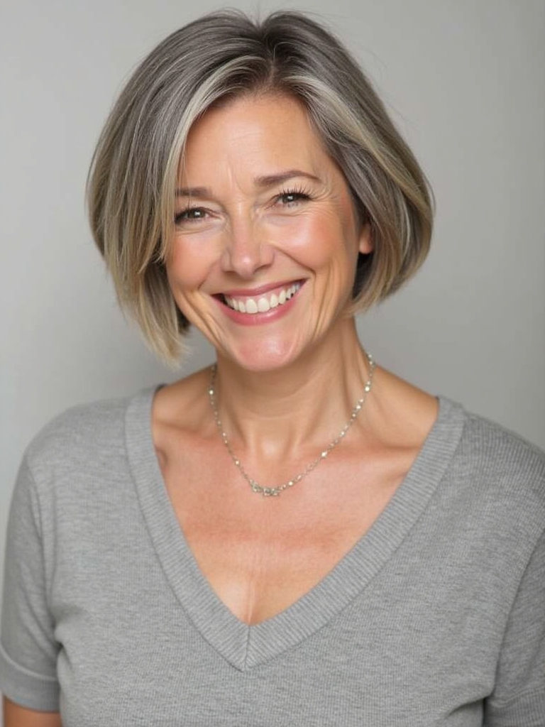 Hairstyles For Thin Hair Fine Over 50: Textured Crop