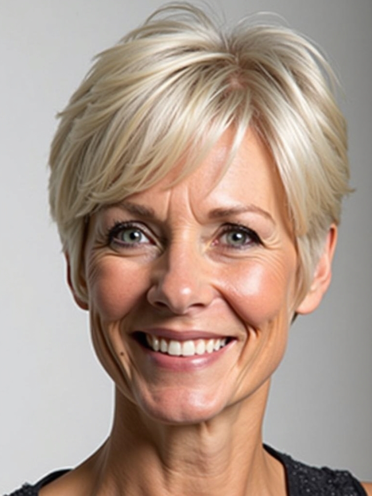 Hairstyles For Thin Hair Fine Over 50: Angled Lob