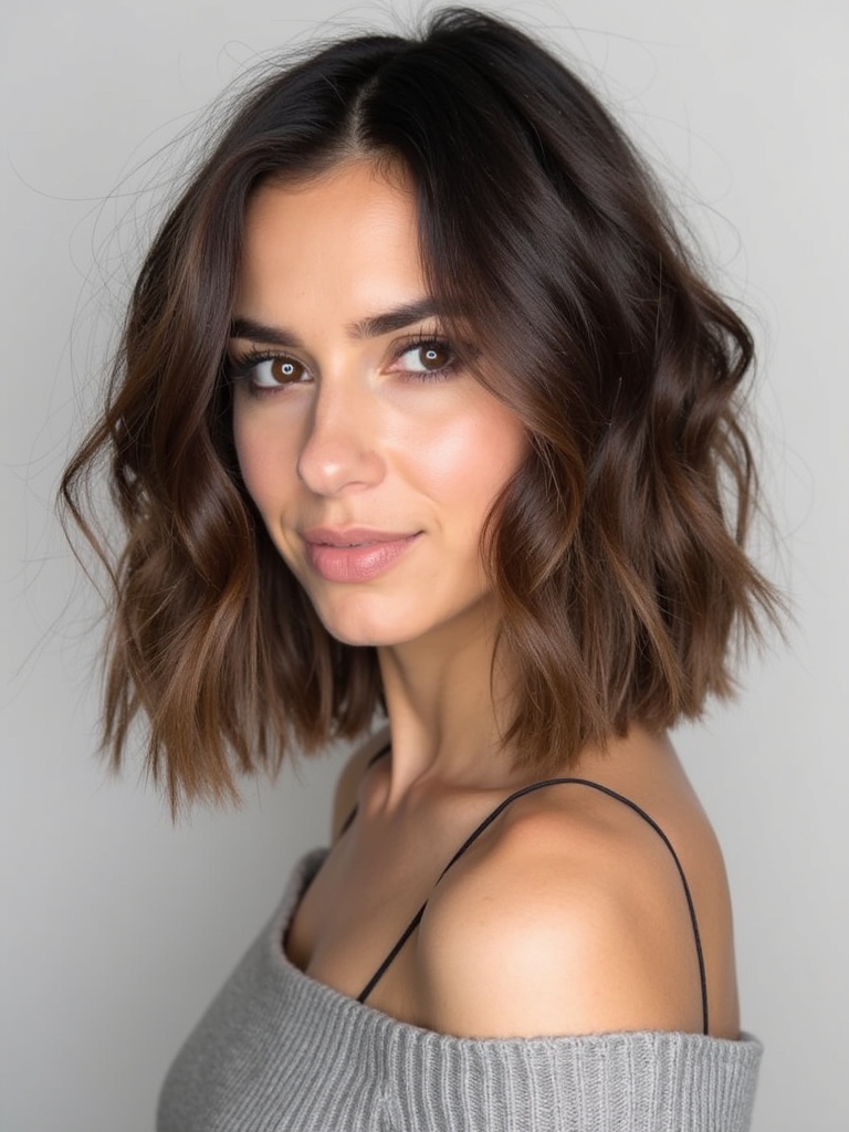 Collarbone Length Hair: Blunt Cut