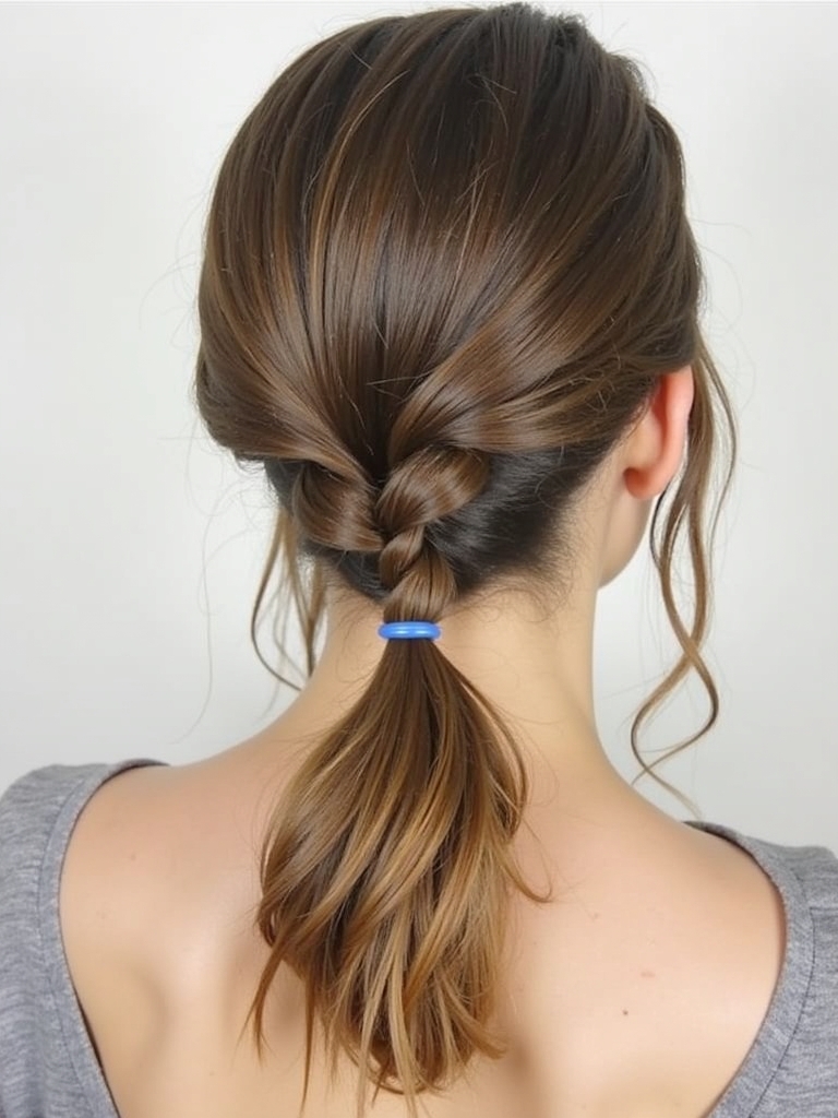 Cute Easy Hair Scarf Ponytail Hairstyles