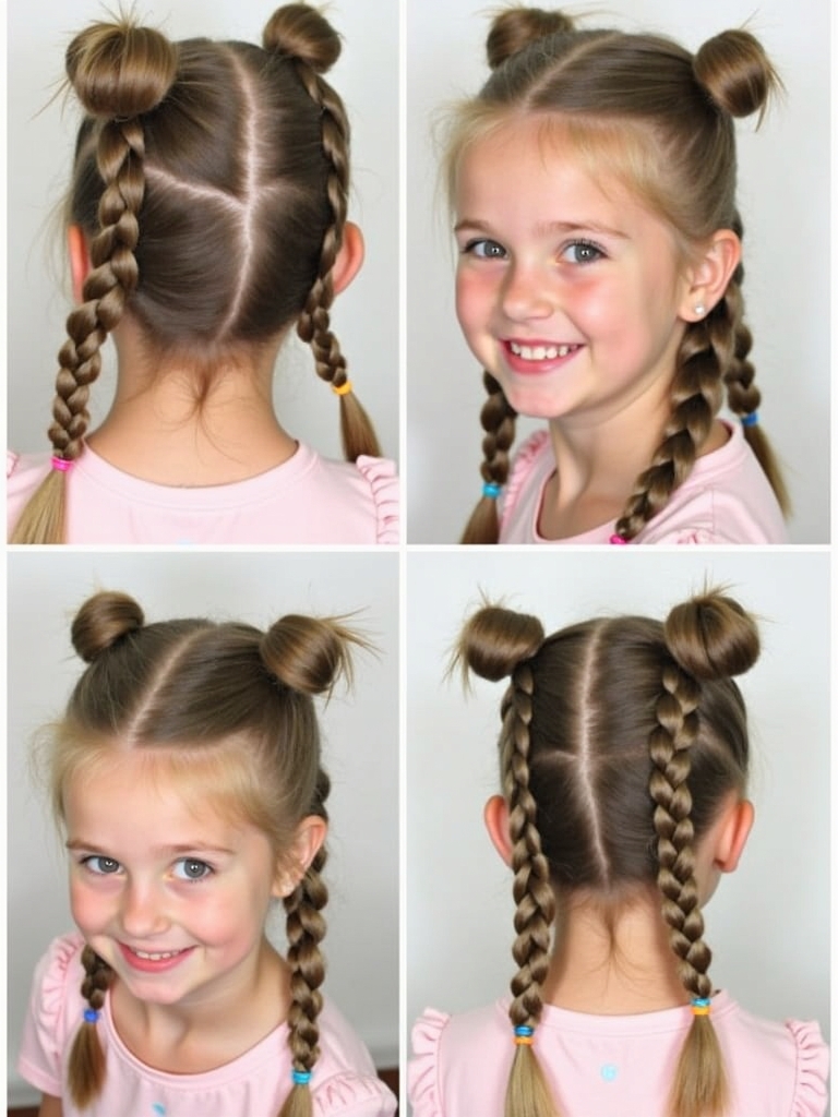 Easy Waterfall Braid Hairstyles For School