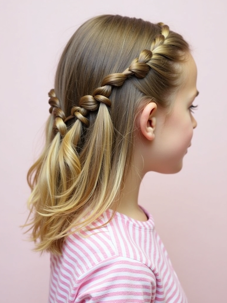 Easy Low Braid Hairstyles For School