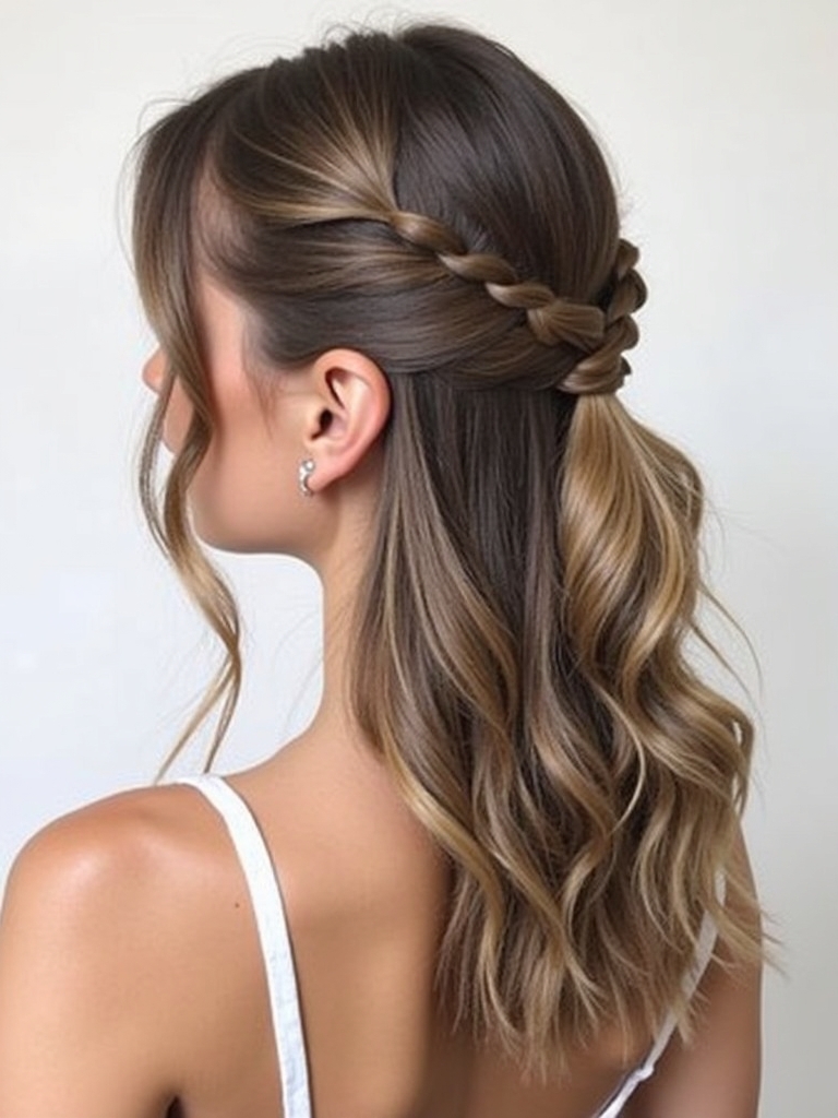 Cute Easy Twisted Crown Braid Hairstyles