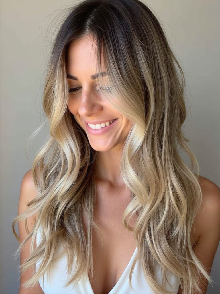 Long Haircut Ideas: Long with Baby Bangs