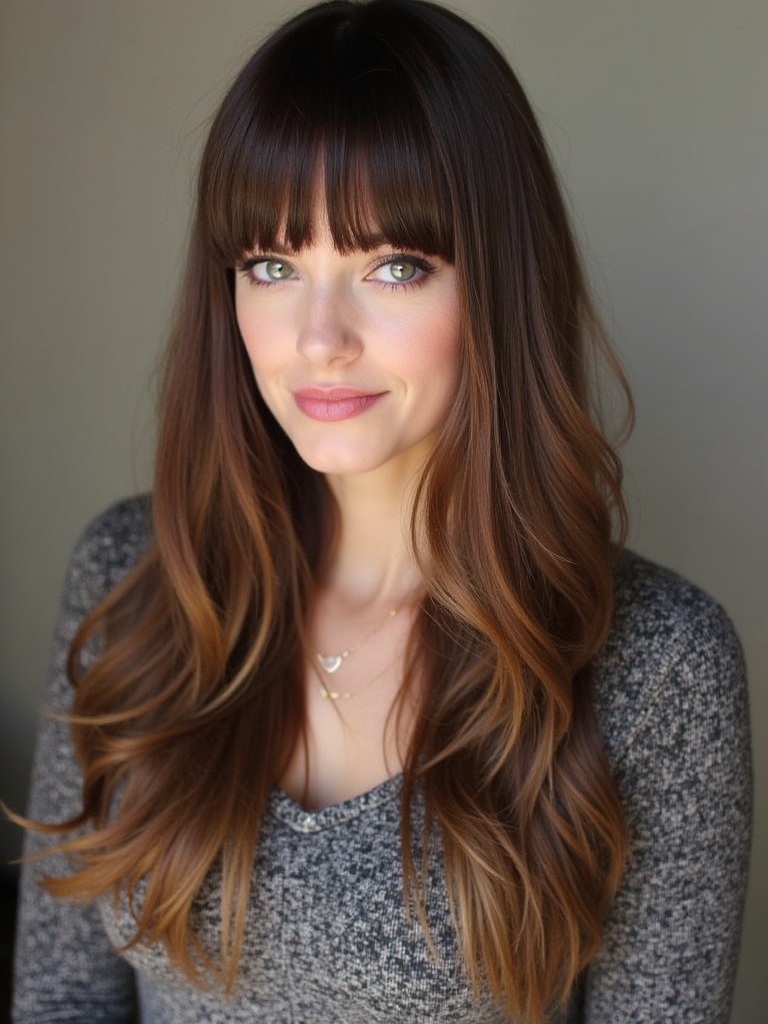 Long Haircut Ideas: Long Hair with Asymmetrical Layers