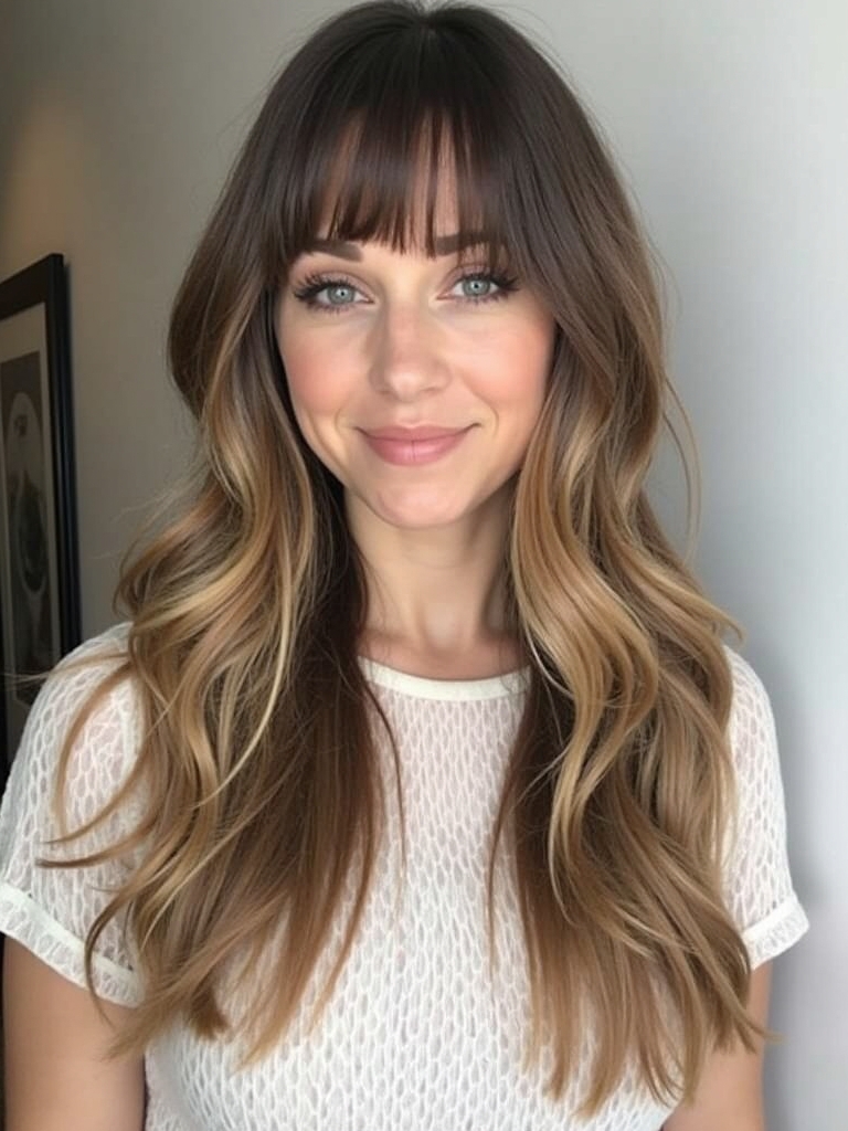 Long Haircut Ideas: V-Shape Haircut with Subtle Layers