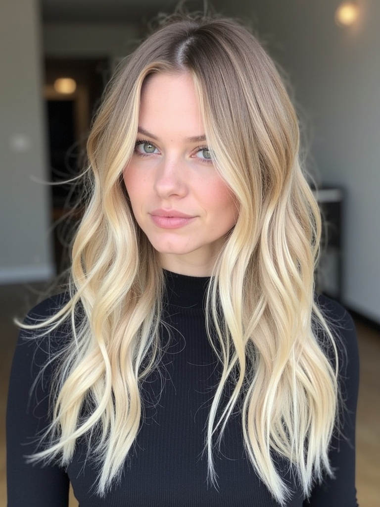 Long Haircut Ideas: Long Hair with Balayage and Soft Layers