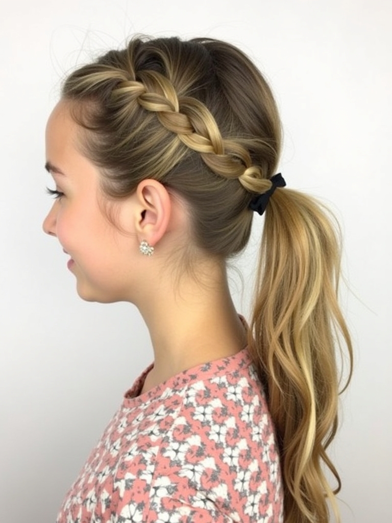 Easy Ponytail Hairstyles For School