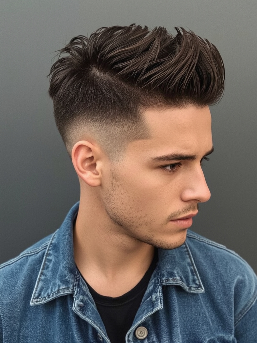 Men's Short Hair Low Fade