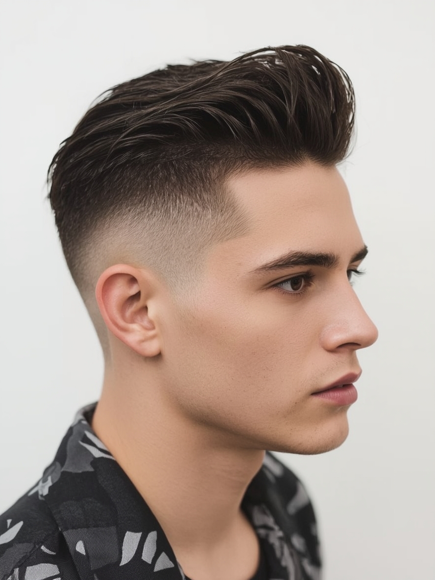 Men's Short Hair High and Tight