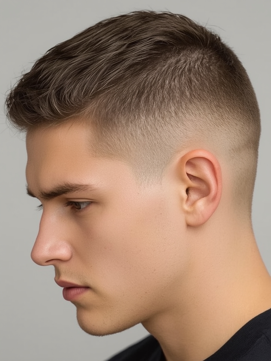 Men's Short Hair Modern Pompadour