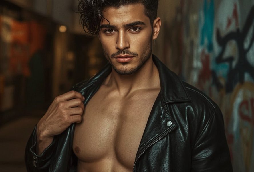 Men's Curly Haircut: The Comb Over
