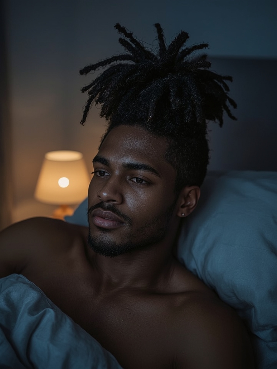 Men's Curly Haircut: Hard Part with Curls
