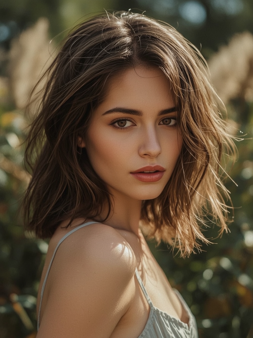 Shoulder Length Hair Thin Fine: Choppy And Unstructured