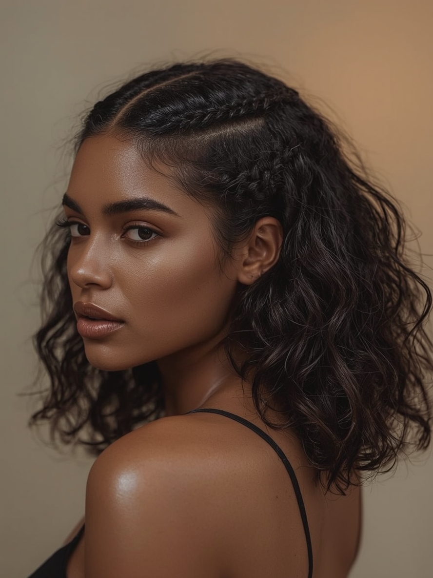 Kids Cornrow Hairstyles: Spiral Cornrows