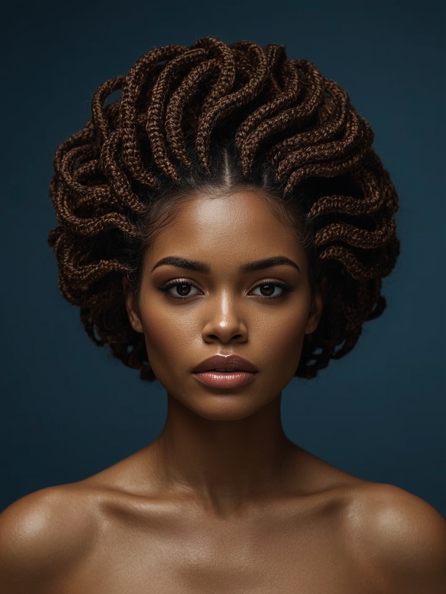 Kids Cornrow Hairstyles: Upward Cornrows