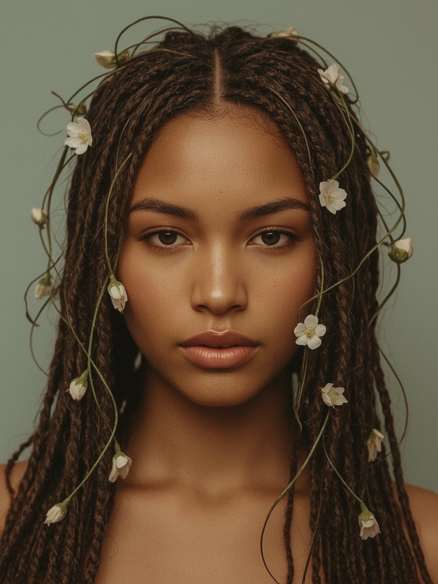 Kids Cornrow Hairstyles: High Ponytail with Cornrows