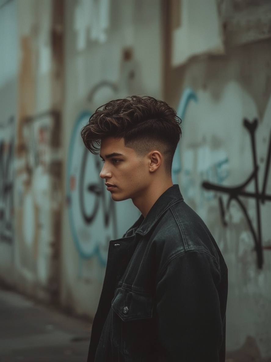 Men's Curly Haircut: Short and Tight Curls