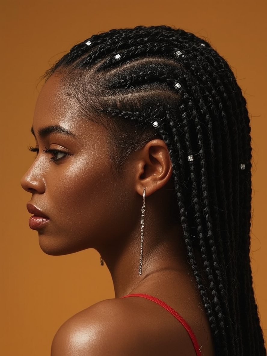 Kids Cornrow Hairstyles: Twisted Cornrows