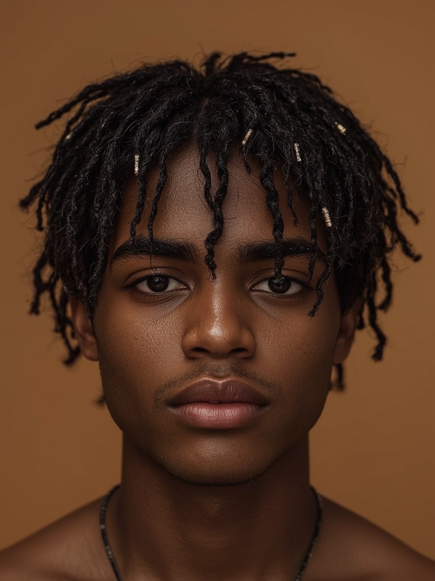 Men's Curly Haircut: The Shag