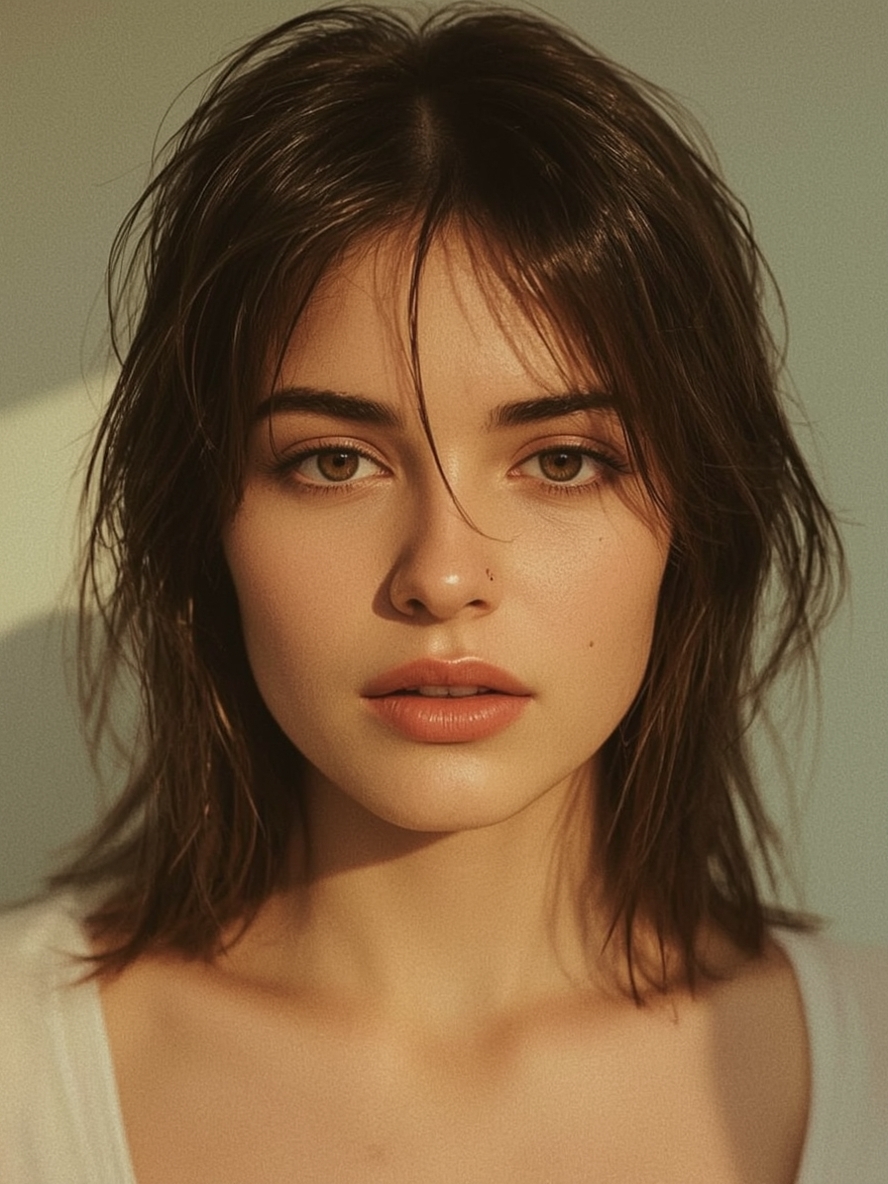Shoulder Length Hair Thin Fine: Side Braid with Textured Waves