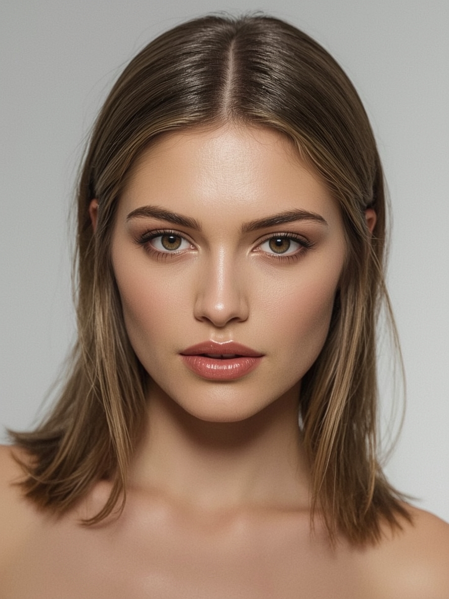Shoulder Length Hair Thin Fine: Low Ponytail with Face-Framing Strands