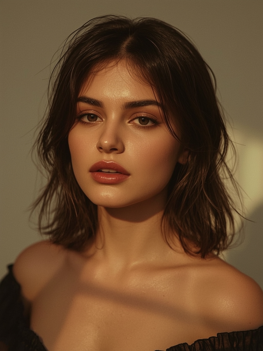 Shoulder Length Hair Thin Fine: Messy Beach Waves