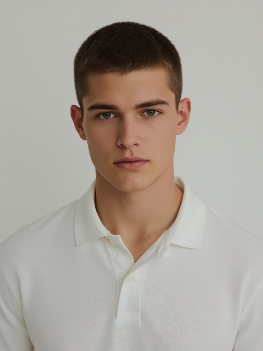 Men's Short Hair Textured Crop
