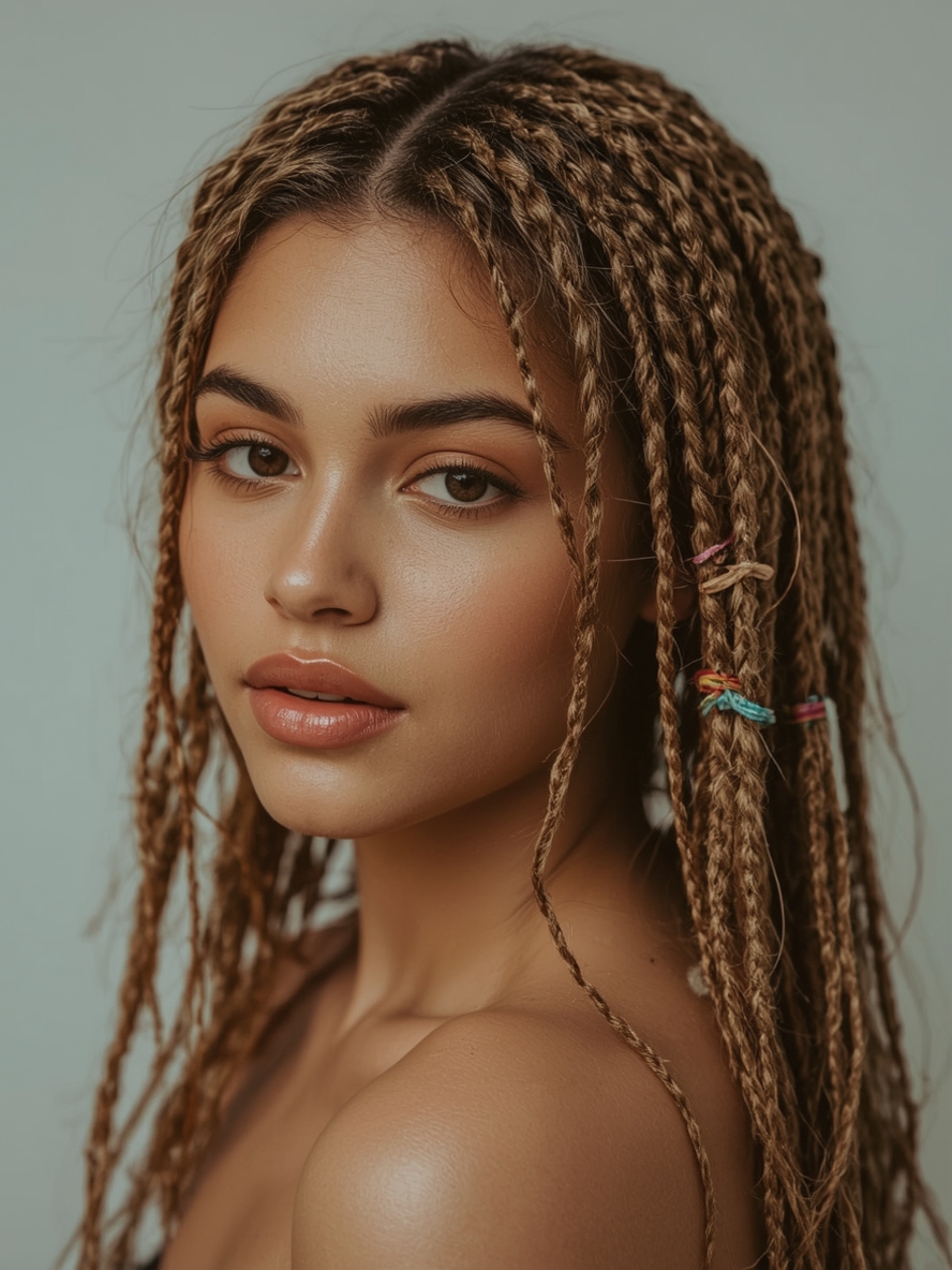 Kids Cornrow Hairstyles: Braided Buns